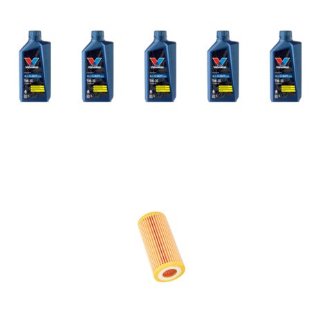 Kit filtro olio e 5L compatibile con Audi A6 (C7) 2.0 tfsi 183kw dal 2015 (1/3)