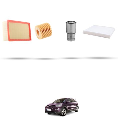Kit tagliando 4 filtri compatibile con Toyota Urban Cruiser 1.4 D-4D 66kw Dal 2009 (1/5)