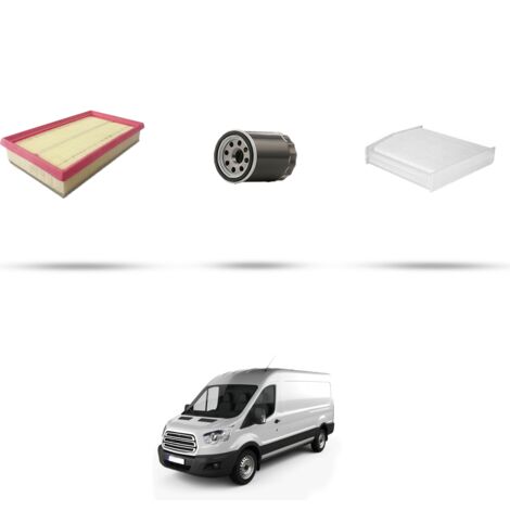 Kit tagliando 3 filtri compatibile con Ford Transit 2014 2.0 TDCi EcoBlue 77kw dal 2016 (1/4)