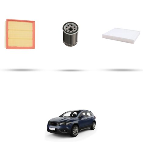 Kit tagliando 3 filtri compatibile con Suzuki S-Cross 1.6 88kw dal 2013 (1/4)