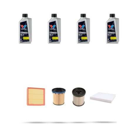 Kit tagliando 4 FILTRI e 4L OLIO compatibile con Opel Astra K 1.5 77kw Dal 2019 (1/5)