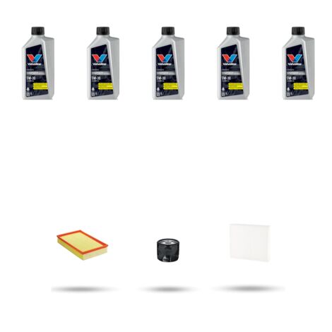 Kit tagliando 3 FILTRI e 5L OLIO compatibile con Seat Leon III 1.5 TSI 110kw Dal 2018 (1/5)