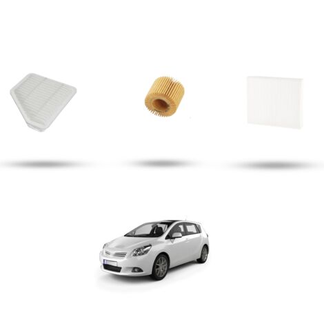 Kit tagliando 3 filtri compatibile con Toyota Verso 2.2 D-4D 100kw Dal 2009 (1/4)
