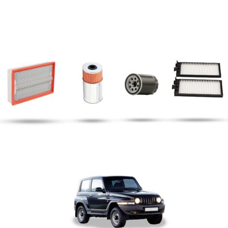 Kit tagliando 4 filtri compatibile con Chevrolet Korando 2.9 Diesel 72KW dal 1999 (1/5)
