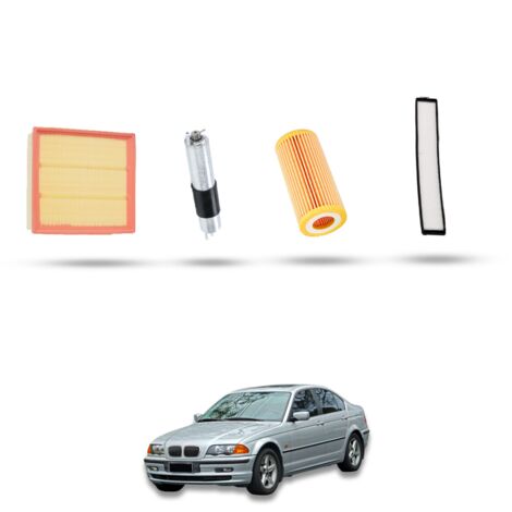 Kit Tagliando 4 filtri compatibile con BMW Serie 3 (E46) 325i 141kw dal 2000 (1/5)