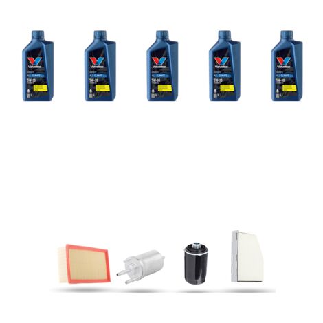Kit tagliando 4 FILTRI e 5L OLIO compatibile con Audi A3 II (8P1,8PA) 1.8 Tfsi 118kw dal 2006 (1/5)