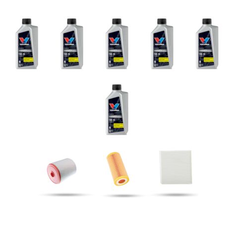 Kit tagliando 3 FILTRI e 6L OLIO compatibile con Audi A7 (4K) 55 TFSI 270kw dal 2019 (1/4)