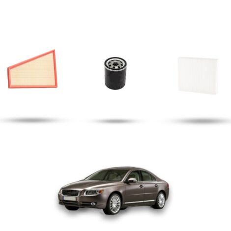 Kit tagliando 3 filtri compatibile con Volvo S80 II 2.0 107Kw dal 2007 al 2010 (1/4)