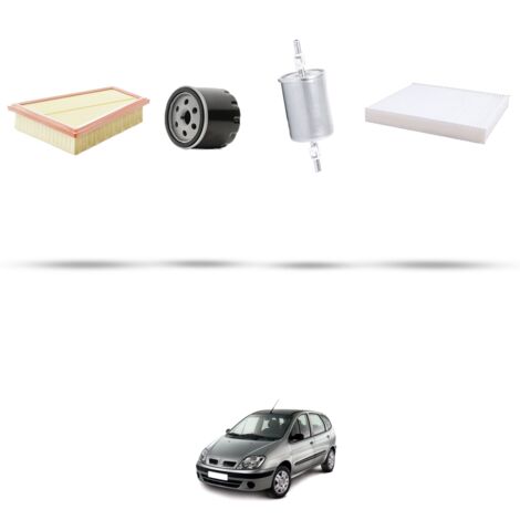 Kit tagliando 4 filtri compatibile con Renault Scenic I 1.8 16v 85kw Dal 2001 (1/5)