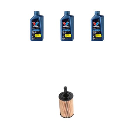 Kit filtro olio e 3L compatibile con Peugeot 206 1.1 44kw dal 2000 (1/3)