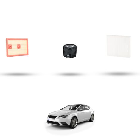 Kit tagliando 3 filtri compatibile con Seat Leon III 1.2 TSI 63kw Dal 2018 (1/4)