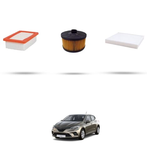 Kit tagliando 3 filtri compatibile con Renault Clio V 1.0 TCe 90 67Kw dal 2020 (1/4)