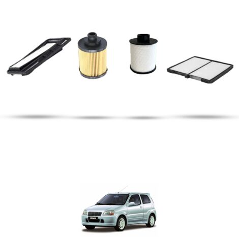Kit tagliando 4 filtri compatibile con Suzuki Ignis II 1.3 51kw dal 2003 (1/5)
