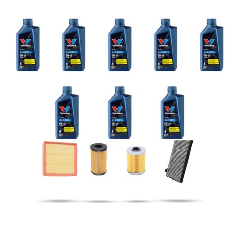 Kit tagliando 4 FILTRI e 8L OLIO compatibile con Renault Espace IV 3.0 dCi V6 130Kw dal 2002 al 2005 (1/5)