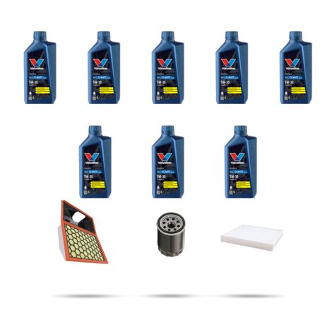 Kit tagliando 3 FILTRI e 8L OLIO compatibile con Iveco Daily IV 50C 14 3.0 CNG 100kw dal 2007 (1/5)