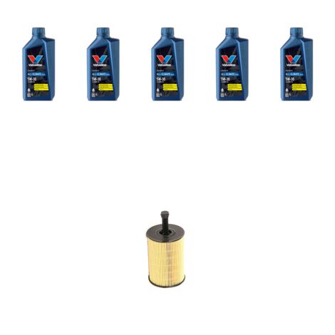 Kit filtro olio e 5L compatibile con Skoda Fabia II (545,542) 1.9 TDI 77kw dal 2007 al 2010 (1/3)