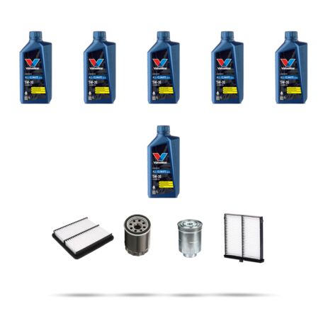 Kit tagliando 4 FILTRI e 6L OLIO compatibile con Mazda 3 (BM) 2.2 Skyactiv-D 150 110kw dal 2013 (1/5)