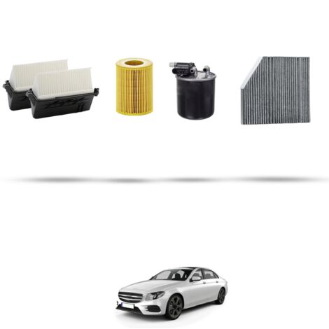 Kit tagliando 4 filtri compatibile con Mercedes Classe E (W213,S213,A213) E350 D 190kw Dal 2016 (1/5)