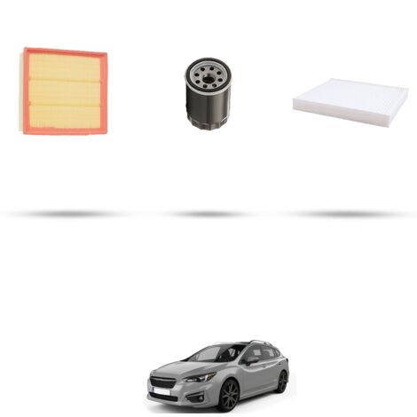 Kit tagliando 3 filtri compatibile con Subaru Impreza V 1.6i 84kw dal 2016 (1/4)