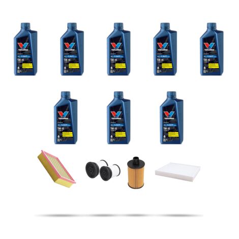 Kit tagliando 4 FILTRI e 8L OLIO compatibile con Jeep Grand Cherokee IV (WK,Wk2) 3.0 CRDi 184kw dal 2013 (1/5)