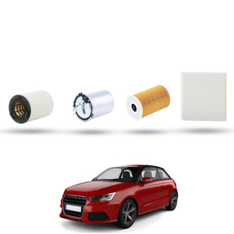 Kit Tagliando 4 filtri compatibile con Audi A1 (8X1,8XK) 1.6 tdi 77kw dal 2010 (1/5)