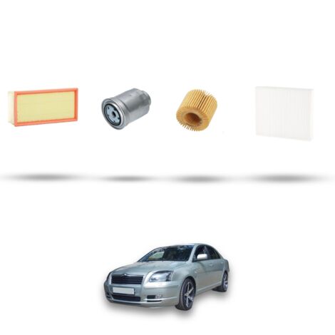 Kit tagliando 4 filtri compatibile con Toyota Avensis II (T25) 2.2 D-4d 93kw Dal 2005 al 2009 (1/5)