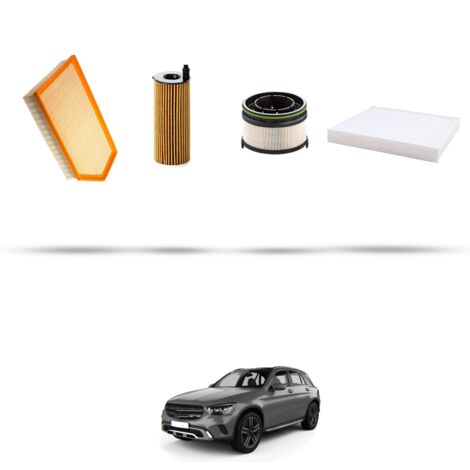 Kit tagliando 4 filtri compatibile con Mercedes Classe GLC (X253,C253) 200d 120kw dal 2019 (1/5)