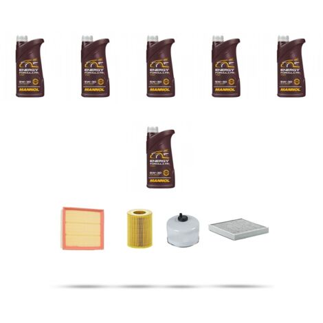 Kit tagliando 4 FILTRI e 6L OLIO compatibile con Land Rover Discovery 4 (LR4) 3.0 SDv6 188kw dal 2009 (1/5)