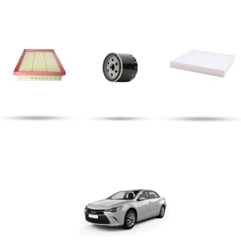 Kit tagliando 3 filtri compatibile con Toyota Camry VIII 2.5 Hybrid 160kw dal 2017 (1/4)
