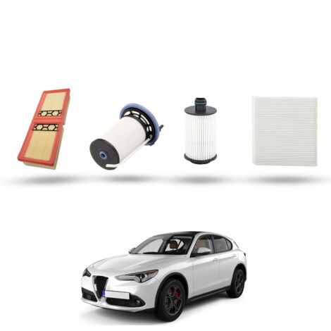Kit Tagliando 4 filtri compatibile con Alfa Romeo Stelvio (949) 2.2 d 118kw 2016 (1/5)