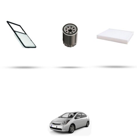 Kit tagliando 3 filtri compatibile con Toyota Prius 1.5 Hybrid 82kw dal 2003 (1/4)