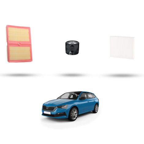 Kit tagliando 3 filtri compatibile con Skoda Scala 1.0 TSI 70kw Dal 2019 (1/4)