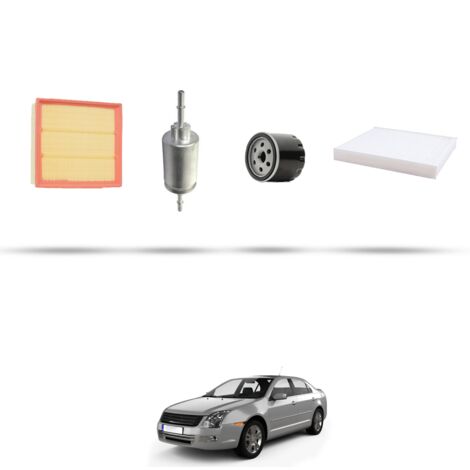 Kit tagliando 4 filtri compatibile con Ford Fusion 1.25 16v 55kw dal 2005 (1/5)