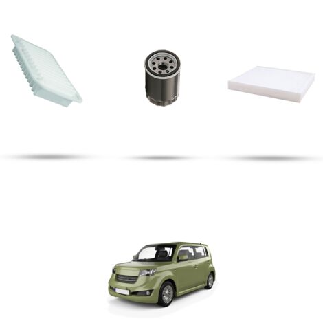 Kit tagliando 3 filtri compatibile con Toyota BB 1.5 77kw dal 2000 (1/4)
