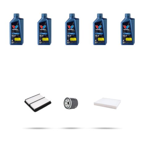 Kit tagliando 3 FILTRI e 5L OLIO compatibile con Kia Sportage IV (QL) 2.4 16V 135kw dal 2016 (1/5)