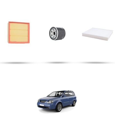 Kit tagliando 3 filtri compatibile con Kia Carens III 1.6 16V 93kw dal 2009 (1/4)