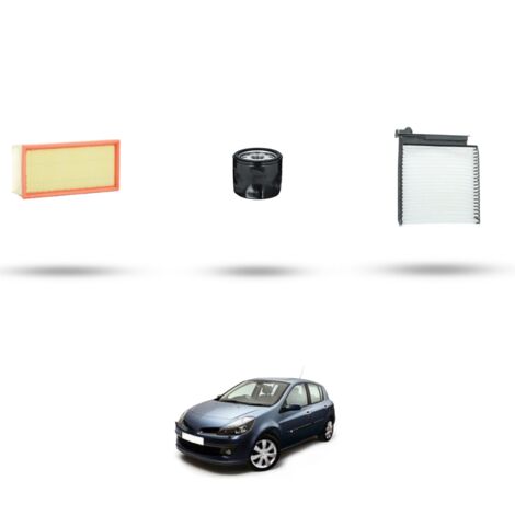Kit tagliando 3 filtri compatibile con Renault Clio III 1.2 16v 74kw Dal 2006 (1/4)
