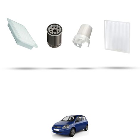 Kit tagliando 4 filtri compatibile con Toyota Yaris I (p1) 1.5 TS 78kw Dal 2001 (1/5)