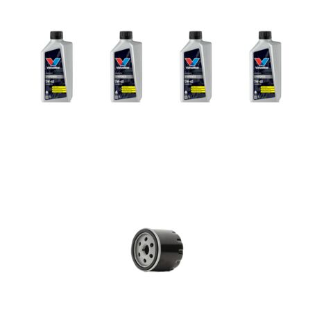 Kit filtro olio e 4L compatibile con Renault Clio III 1.2 16v 48kw Dal 2005 (1/3)