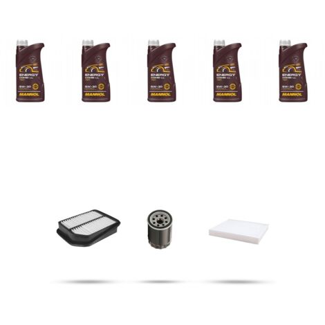 Kit tagliando 3 FILTRI e 5L OLIO compatibile con Suzuki Grand Vitara 2.0 103kw dal 2005 (1/4)