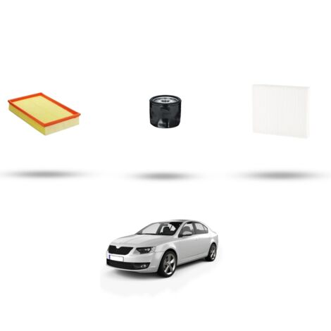 Kit tagliando 3 filtri compatibile con Skoda Octavia III 1.5 TSI 110kw Dal 2017 (1/4)