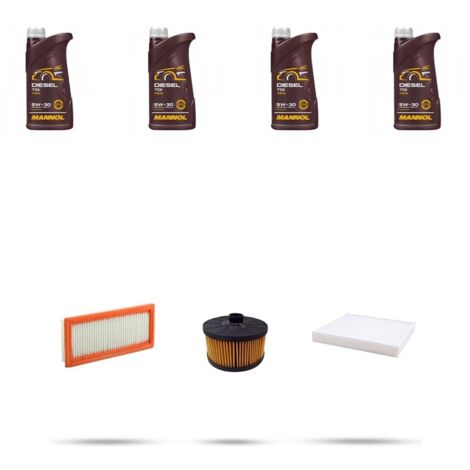 Kit tagliando 3 FILTRI e 4L OLIO compatibile con Nissan Micra V (K14F) 1.0 Ig-t 68KW Dal 2021 (1/2)