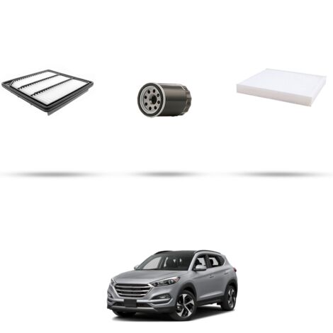 Kit tagliando 3 filtri compatibile con Hyundai Tucson II 1.6 GDi 97kw dal 2015