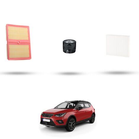 Kit tagliando 3 filtri compatibile con Seat Arona (KJ) 1.0 85kw EcoTSI Dal 2017 (1/4)