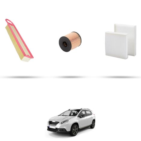 Kit tagliando 3 filtri compatibile con Peugeot 2008 1.6 VTi 88kw Dal 2013 (1/4)