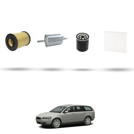 Kit tagliando 4 filtri compatibile con Volvo V50 1.8,1.8 flexiFuel 92Kw dal 2004 (1/5)