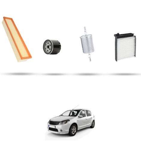 Kit tagliando 4 filtri compatibile con Dacia Sandero 1.0 56kw dal 2011 (1/5)