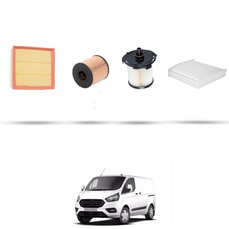 Kit tagliando 4 filtri compatibile con Ford Transit Custom 2.2 tdci 92kw dal 2012 (1/5)