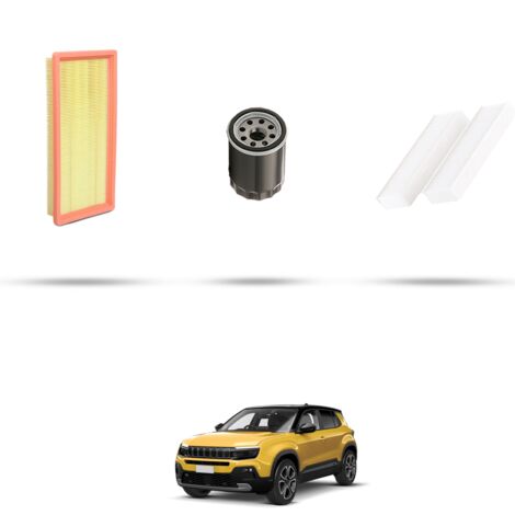 Kit tagliando 3 filtri compatibile con Jeep Avenger J2 1.2 74kw dal 2022 (1/4)