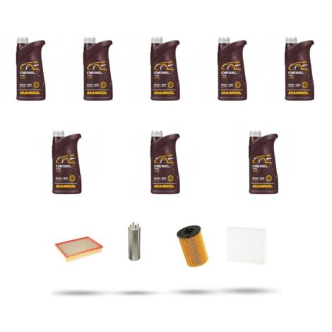 Kit tagliando 4 FILTRI e 8L OLIO compatibile con Vw Transporter 2.0 TDI (SF/SG) 132Kw dal 2015 (1/5)